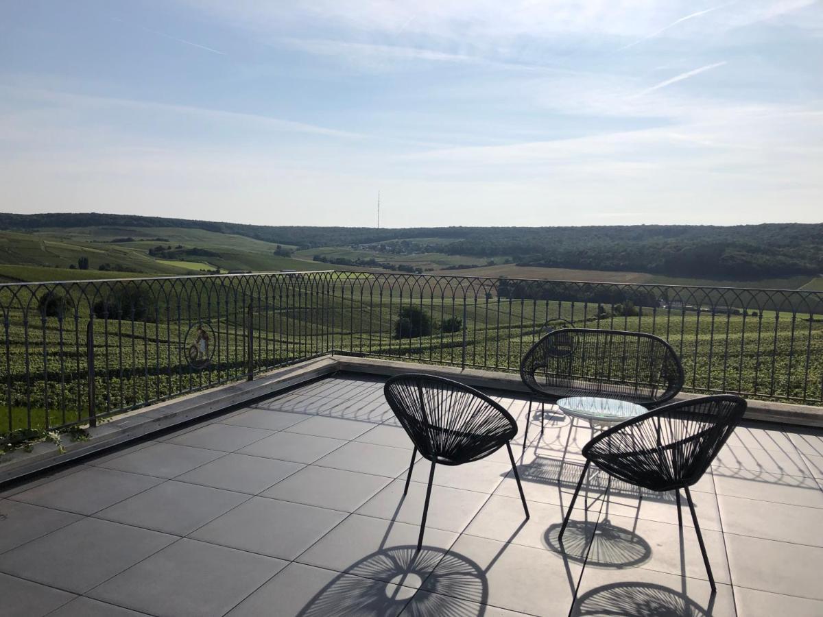 Floressens En Champagne Terrasse Privative Sur Le Vignoble Villa Fleury-la-Riviere Exterior photo