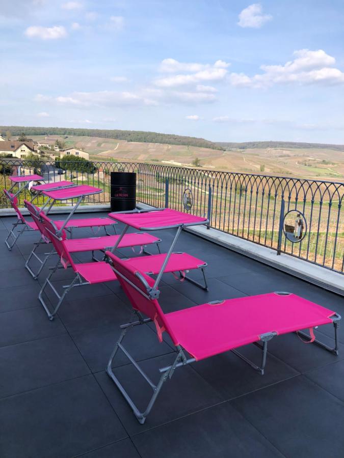 Floressens En Champagne Terrasse Privative Sur Le Vignoble Villa Fleury-la-Riviere Exterior photo